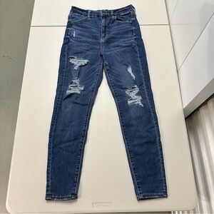 American Eagle Women's Curvy Super Hi-Rise Jeggings - Size 8